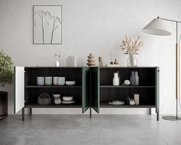 Комод с четырьмя дверками Nicole арт NEM01G - Вид 3