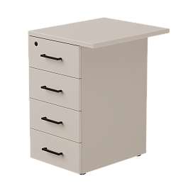 Тумба приставная Everprof EVO с топом 510х600x755 Кашемир - Фото предпросмотра