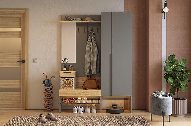 Прихожая "Баско К2" ПК02Баско.3319 - Вид 2