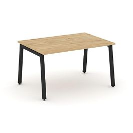 Стайл Проджект Стол переговорный SN-5A.SPRG-001.3 Тиквуд Светлый/Металл Черный 980*980*750 - Фото предпросмотра