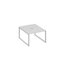 Стол 120 переговорный с металлокаркасом QUATTRO A4 А4 Б4 134 БП серый / металлокаркас серый - Фото предпросмотра