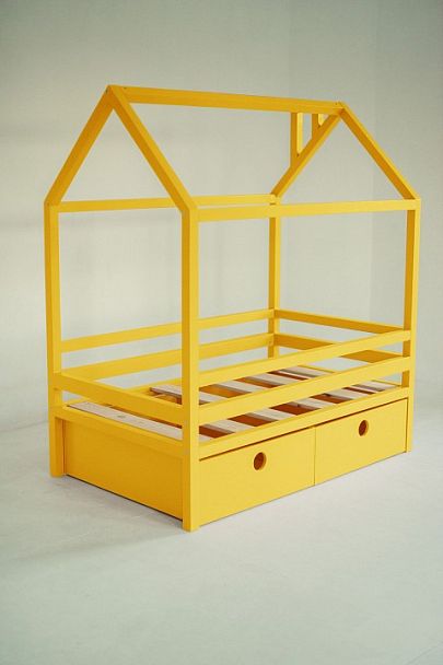 Кровать Дрима Box, желтый - Вид 2