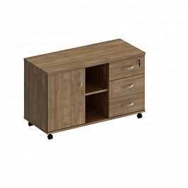 Тумба сервисная с ящиками "Комфорт" К 305 дуб шамони темный - Фото предпросмотра