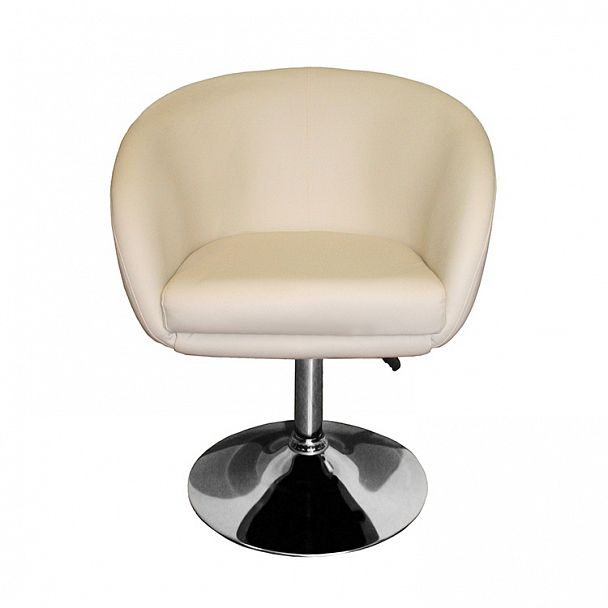 Кресло дизайнерское DOBRIN EDISON (кремовый) - Вид 8