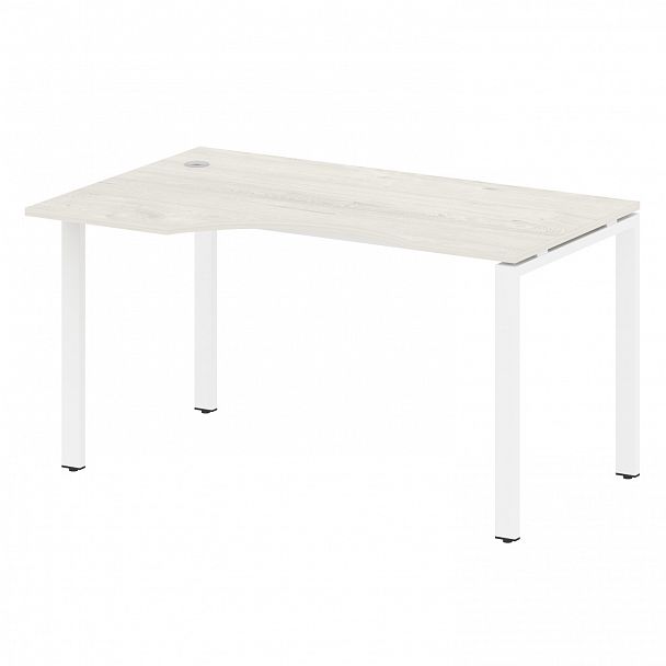 Стол "Metal System" БП.СА-2 дуб наварра/белый - Вид 2