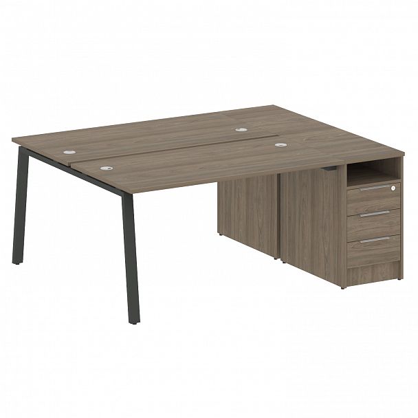 Рабочая станция "Metal System" БА.РС-СТП-2.3 вяз/антрацит - Вид 1