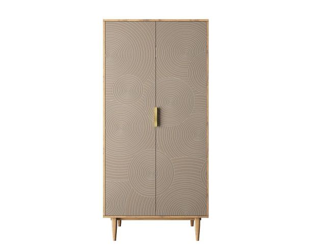 Шкаф малый двухстворчатый Line R24/beige - Вид 1