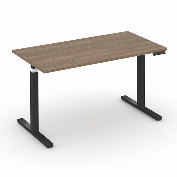 Стол электроподъемный "MOVE UP" MV.SE-3.7 Черный металл / Дуб Аризона - Вид 1