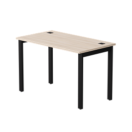 Стол прямой Everprof EVO на металлокаркасе 1180х670х755 мм Дуб Соната/Черный - Фото предпросмотра