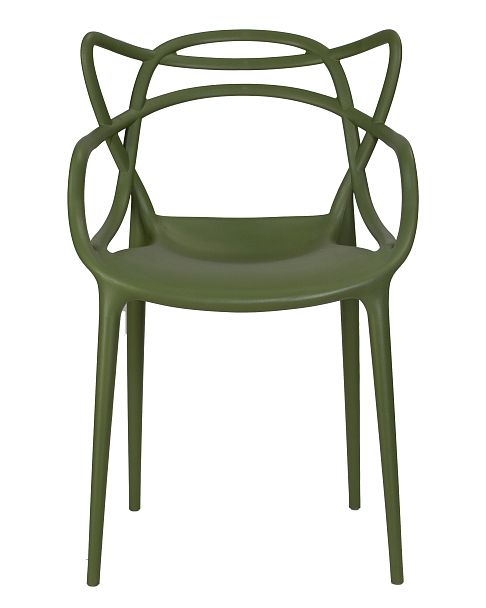 Набор 4 шт Стул обеденный DOBRIN MASTERS (зеленый хаки (G-17)) - Вид 7