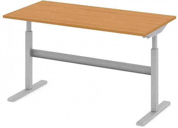 Стол офисный рабочий С-ТРС44 "Трансформер" ПК-ТРС-СТ160Х80/МРМ-В1-24 ольха - Вид 1