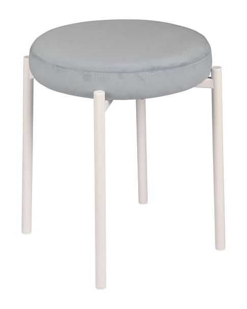 Комплект табуретов Кен, Confetti dusty blue/белый, 4 шт. - Вид 1