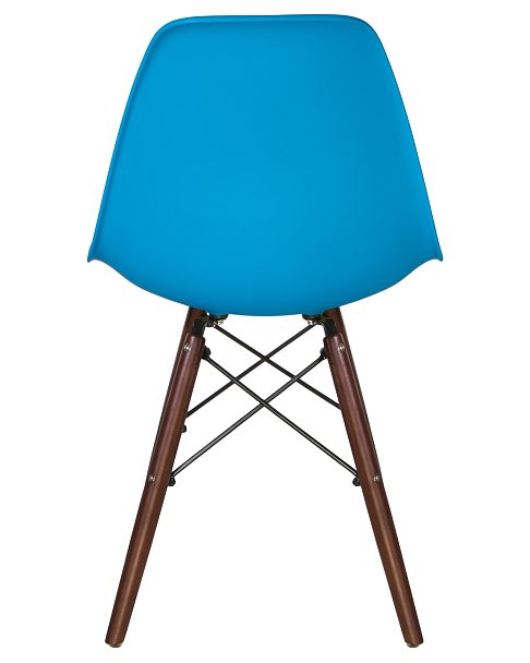 Стул обеденный LMZL-PP623 (ножки тёмный бук, цвет сиденья голубой) - Вид 5