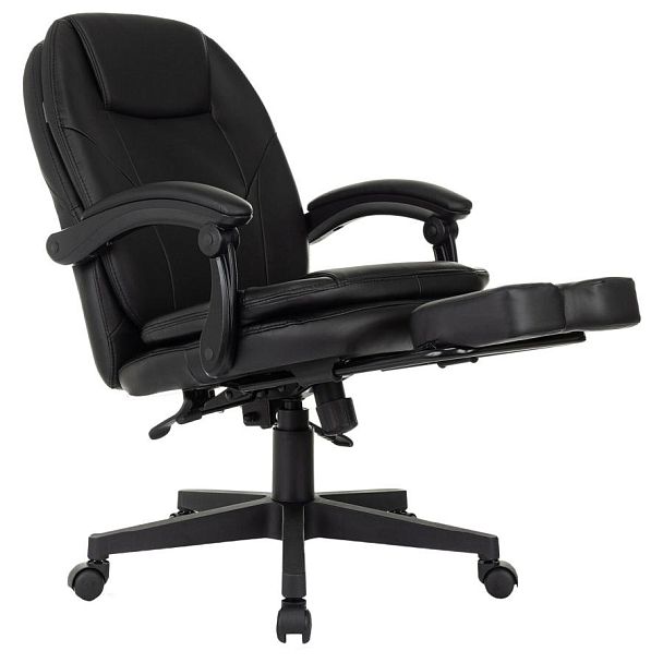 Кресло офисное CH-868N-BF, синхромеханизм, подставка для ног, экокожа, черное, 2018358 - Вид 10