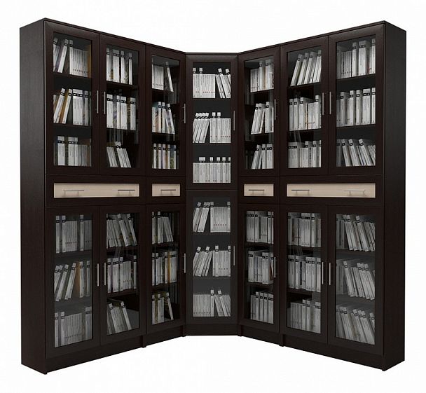 Шкаф книжный Мебелайн-23 - Вид 1