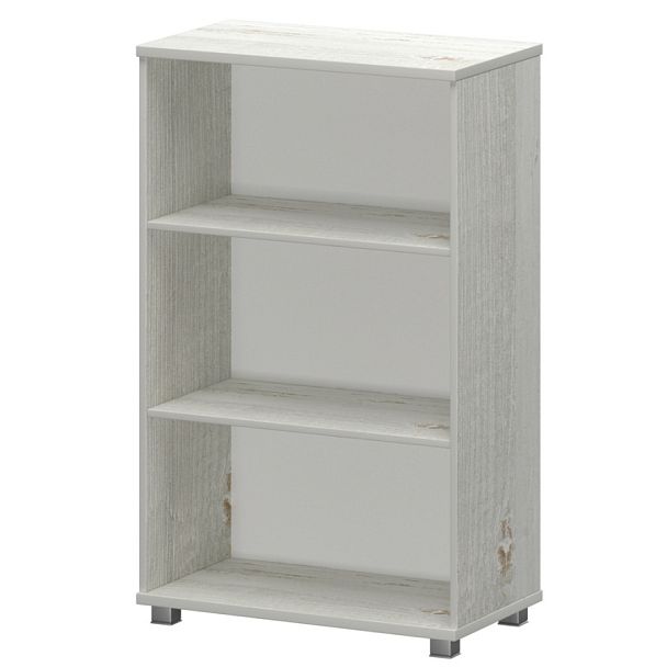 Стеллаж низкий НТ-480 Сосна винтер 800x445x1280 Аргентум - Вид 1