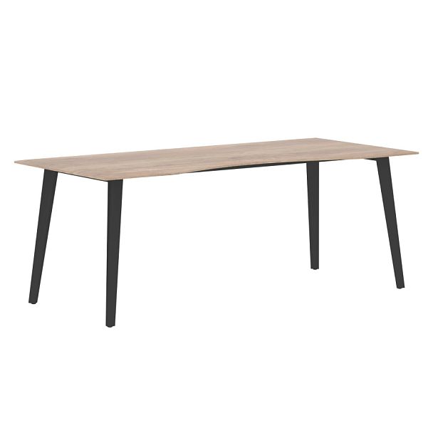 Стол руководителя JST 2090 Дуб Каньон/Антрацит 2000х900х750 JAY - Вид 1