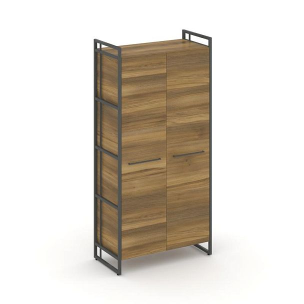 Rift Шкаф 4 ниши широкий RF.SS-41 Сандал Янтарный/Металл Антрацит 798*396*1648 - Вид 1