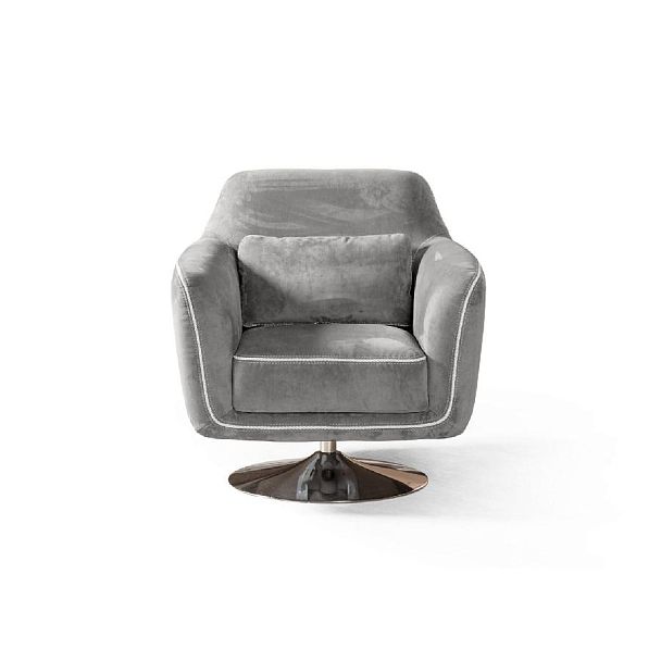 Кресло Marco, искусственная замша Breeze silver - Вид 3