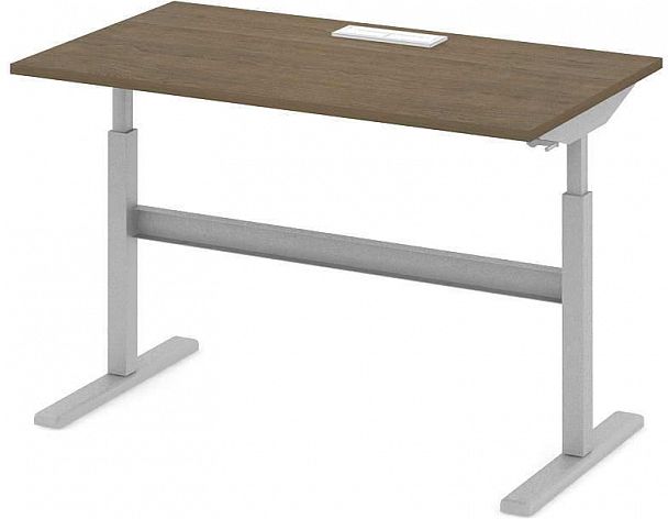 Стол офисный рабочий "Трансформер" ПК-ТРС-СТ140Х80КК/МРМ-В1-299 дуб шамони - Вид 1