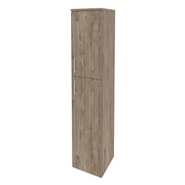 Onix Шкаф высокий узкий правый O.SU-1.8 (R) Тиквуд темный 400*420*1977 - Фото предпросмотра