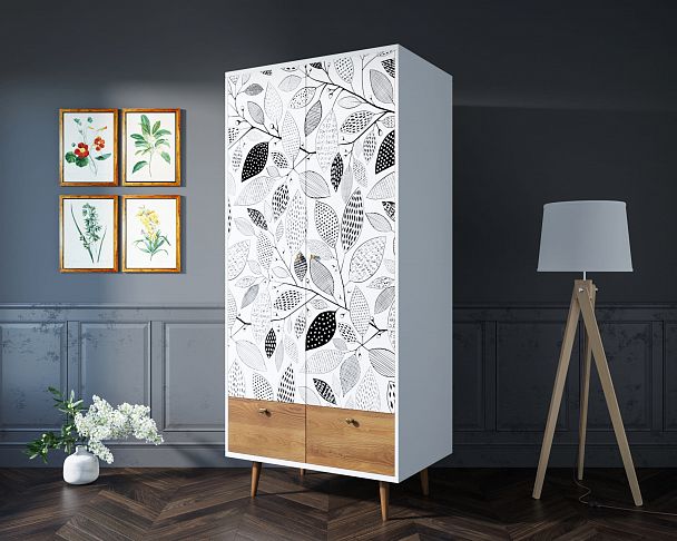 Шкаф двухстворчатый "Berber" принт 9 - Вид 6