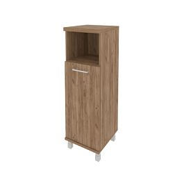 First Шкаф средний узкий правый KSU-2.1 (R) Дуб табак 401*432*1260 - Фото предпросмотра