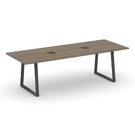 Стайл Проджект Директ / Style Project Direct Стол переговорный SN-6T1.SPRG-258 Вяз Благородный/Металл Антрацит 2580*980*750 - Фото предпросмотра