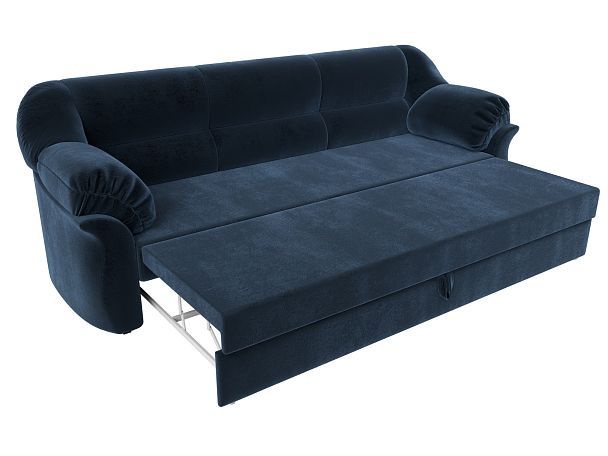 Диван прямой Карнелла Велюр синий - Вид 7