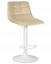 Стул барный DOBRIN TAILOR WHITE (бежевый велюр (MJ9-10)) - Фото предпросмотра