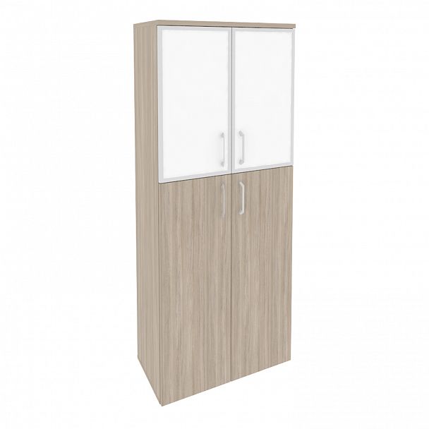 Шкаф "Onix" O.ST-1.7R white/black дуб аттик - Вид 2