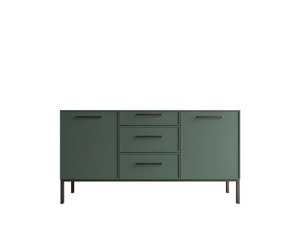 Комод две дверки и три ящика Nicole арт NEM08G - Вид 1