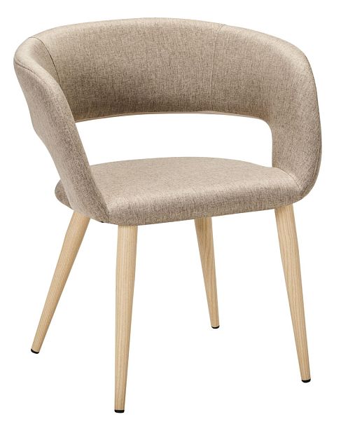 Кресло Hugs beige/нат.дуб - Вид 1