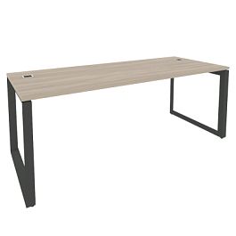 Onix Direct Стол рабочий руководителя на О-образном м/к O.MO-SRR-6.8 Дуб аттик/Антрацит металл 1980*800*750 - Фото предпросмотра
