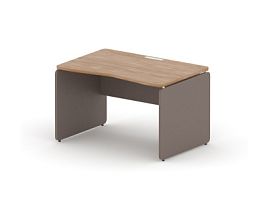 RAC002-12x8 ACCORD Стол симметричный, без заглушек 1200х800х735 Акация Шеффилд/Серый камень - Фото предпросмотра