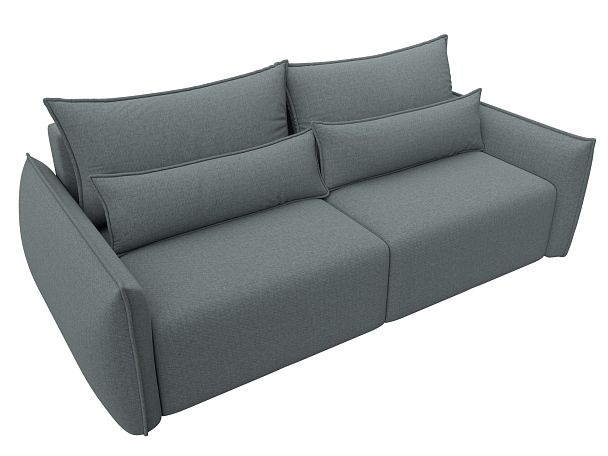 Диван прямой Лига-051 НПБ Рогожка серый - Вид 6