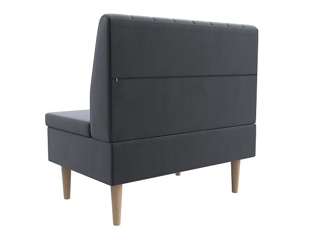 Диван прямой Мини Велюр серый - Вид 5