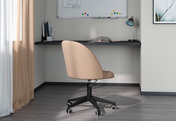 Кресло CHAIRMAN HOME 119, ткань велюр, бежевый - Вид 8