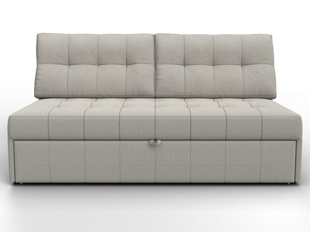 Диван прямой Лига-107 (160) Рогожка бежевый - Вид 2