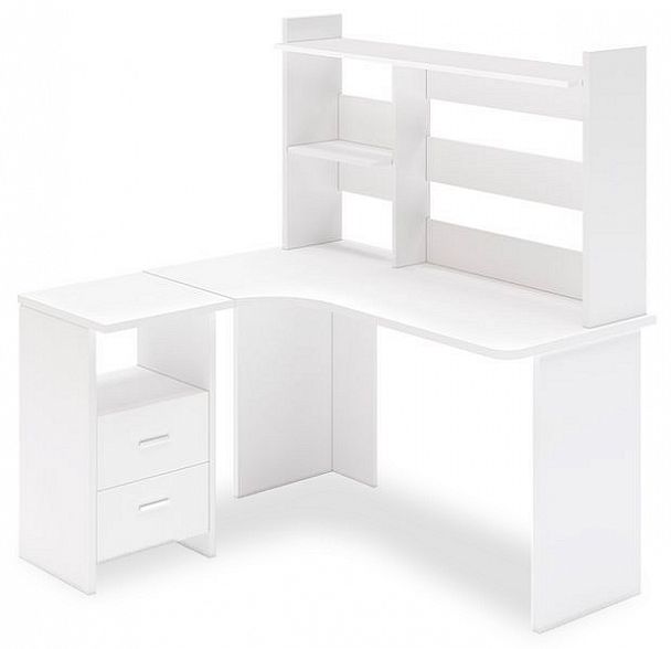 Стол компьютерный Домино Lite СКЛ-Угл130+НКЛ-130 - Вид 1