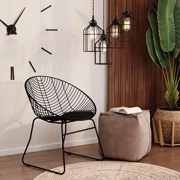 Стул Sheffilton SHT-S127-CN1 черный/черный - Вид 8