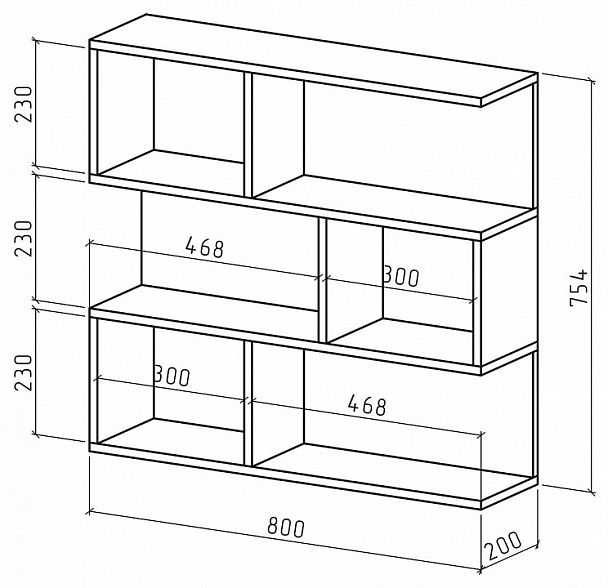 Полка навесная Лайт-16 - Вид 2