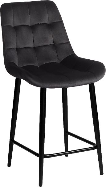 Комплект полубарных стульев Эйден, черный H-75/черный, 2 шт. - Вид 3