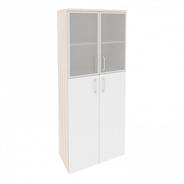 Шкаф "Onix" O.ST-1.7R денвер светлый/белый - Вид 1