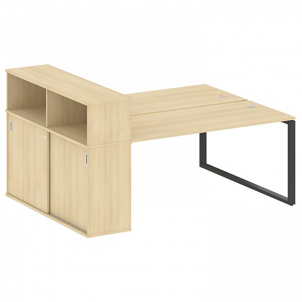 Рабочая станция "Metal System" БО.РС-СШК-2.4 акация/антрацит - Вид 1