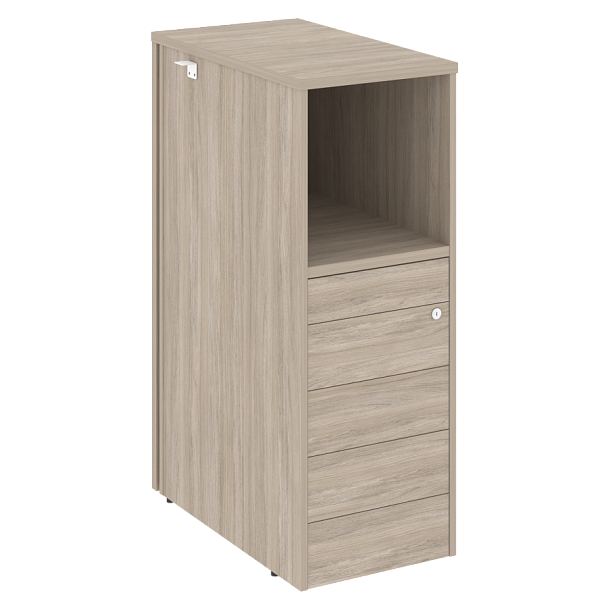 Onix Тумба 5 ящиков TIP-ON завершающая, правая O.R-TV-5 TIP (R) Дуб аттик 436*767*1185 - Вид 1