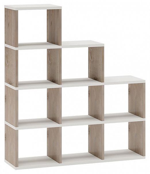 Стеллаж Бартоло СЛД 4 Белый/Нельсон - Вид 1