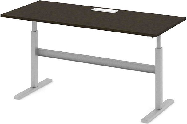 Стол офисный рабочий "Трансформер"  ПК-ТРС-СТ180Х80КК/МРМ-В1-179 дуб ферраре - Вид 1
