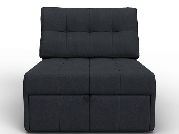 Кресло-кровать Лига-107 (80) Замша серый - Вид 2