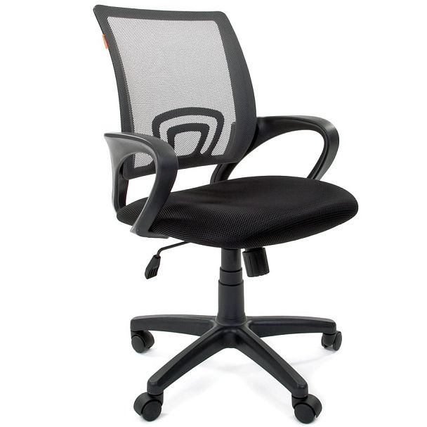 Кресло CHAIRMAN 696, ткань TW/сетчатый акрил, серый - Вид 1